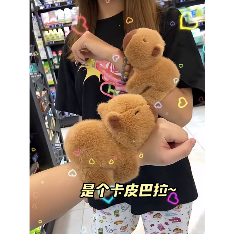 🌈Gấu bông Capybara🌈 siêu mềm Búp Bê Nhồi Bông Capybara Mềm Mại Đáng Yêu, Gấu Bông Mô Phỏng Capybara