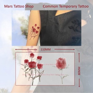 Hình xăm dán hoa hồng / hoa hồng / hình xăm thông thường lâu trôi cx043