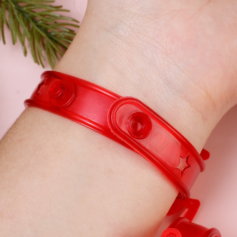1 Vòng Tay Đồ Chơi Đèn led Bằng Silicon Họa Tiết Giáng Sinh Hoạt Hình Ông Già Noel Dùng Trang Trí Tiệc Giáng Sinh