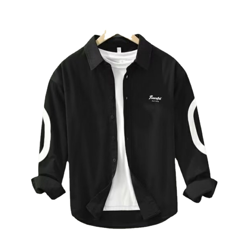 Áo Sơ Mi Nam Dài Tay In Họa Tiết Thời Trang Hàn Quốc