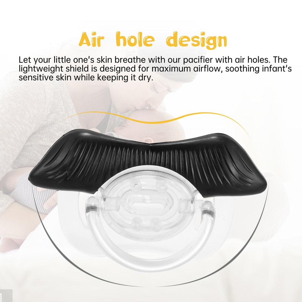 Núm Vú Giả Bằng Silicon Mềm Hình Đôi Môi Vui Nhộn Cho Bé Gái Sơ Sinh