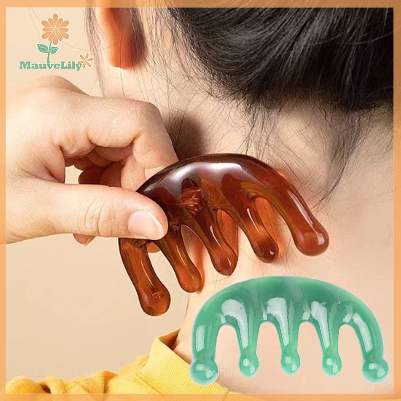 Lily 1 Lược Răng Thư Giãn Mát Xa Mặt / Cơ Thể