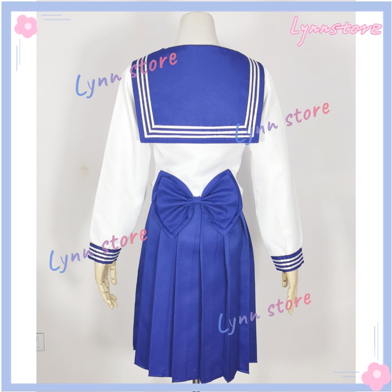 Bộ Đồ Hóa Trang Thủy Thủ Mặt Trăng + Chân Váy + Áo Khoác + Nơ Xinh Xắn