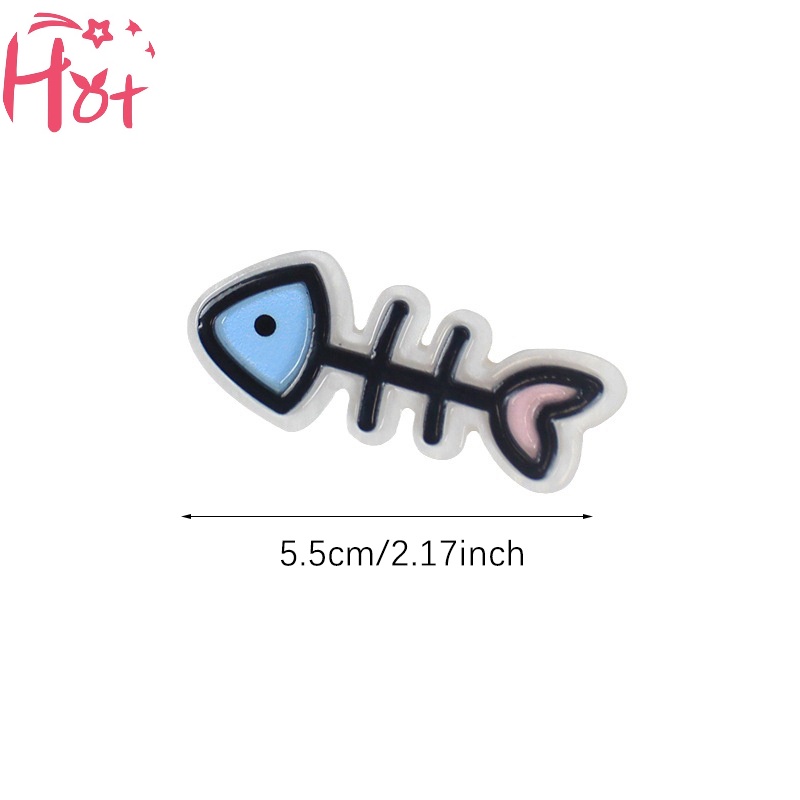 Kẹp Tóc Hình Xương Cá Nhỏ Dễ Thương Phong Cách Nhật Bản