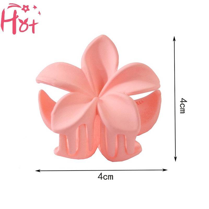 Jr Kẹp Tóc Hình Hoa lily Màu Trơn Xinh Xắn Cho Nữ vn