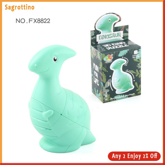 Sag Khối Rubik 2 * 2 Hình Khủng Long