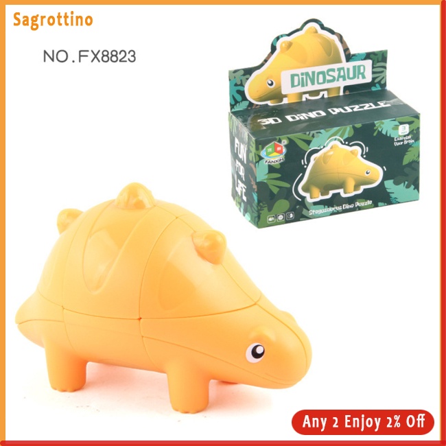 Sag Khối Rubik 2 * 2 Hình Khủng Long