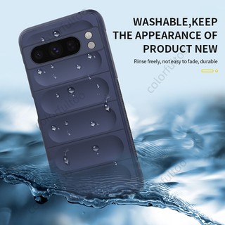 Shockproof Case For Google Pixel 8 Pro 5G Pixel8 Pixel8Pro Soft Flexible Silicone TPU Bumper Phone Cover Back Casing Armor Airbag Camera Protective Case Cover