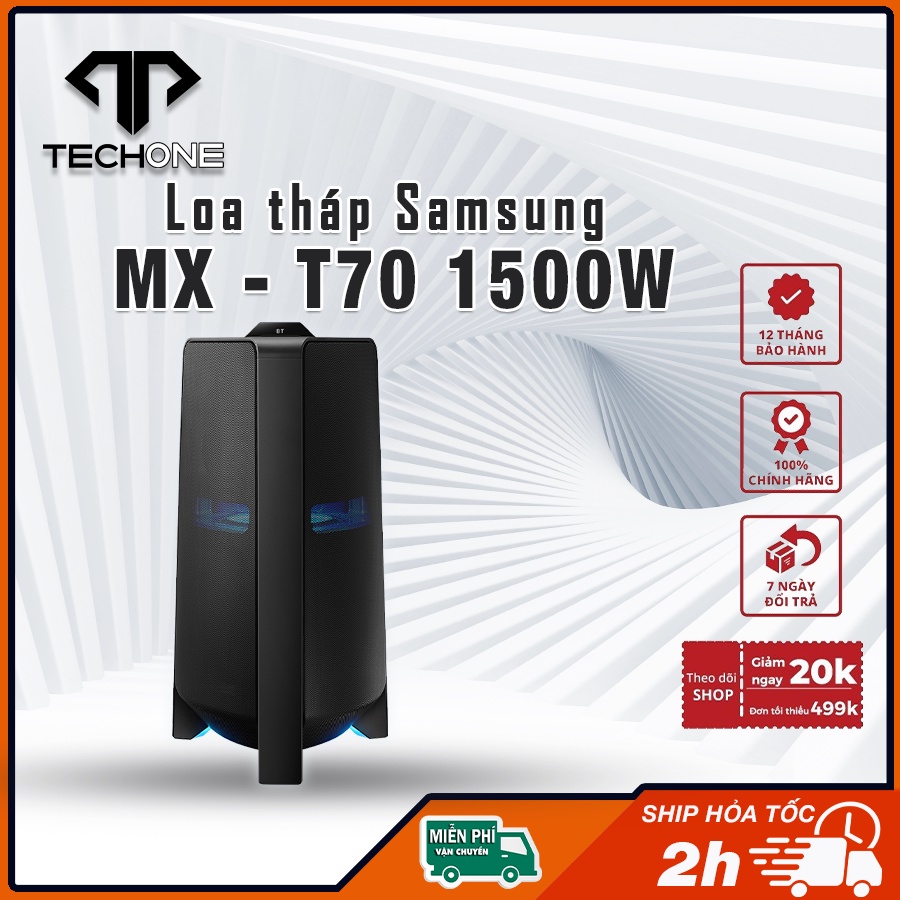 Loa Tháp Samsung MX-T70/XV 1500W hàng chính hãng 100% Tặng kèm 1 Mic Hát Siêu Xin
