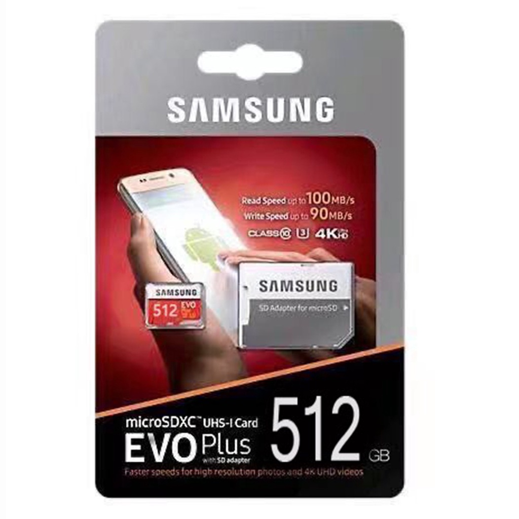 SAMSUNG Thẻ Nhớ micro sd card64 / 128 / 256 / 512gb Mới