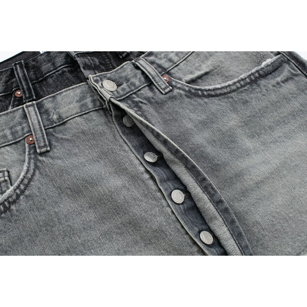 Chân Váy Jean Lưng Cao Thời Trang Quyến Rũ Cho Nữ 948268
