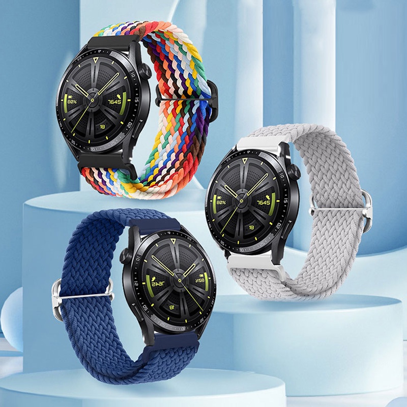 Cclcc Dây Đeo Bằng nylon 20mm 22mm Dành Cho Đồng Hồ Thông Minh samsung galaxy watch 6 / 5 / 4 classic / gear / huawei /