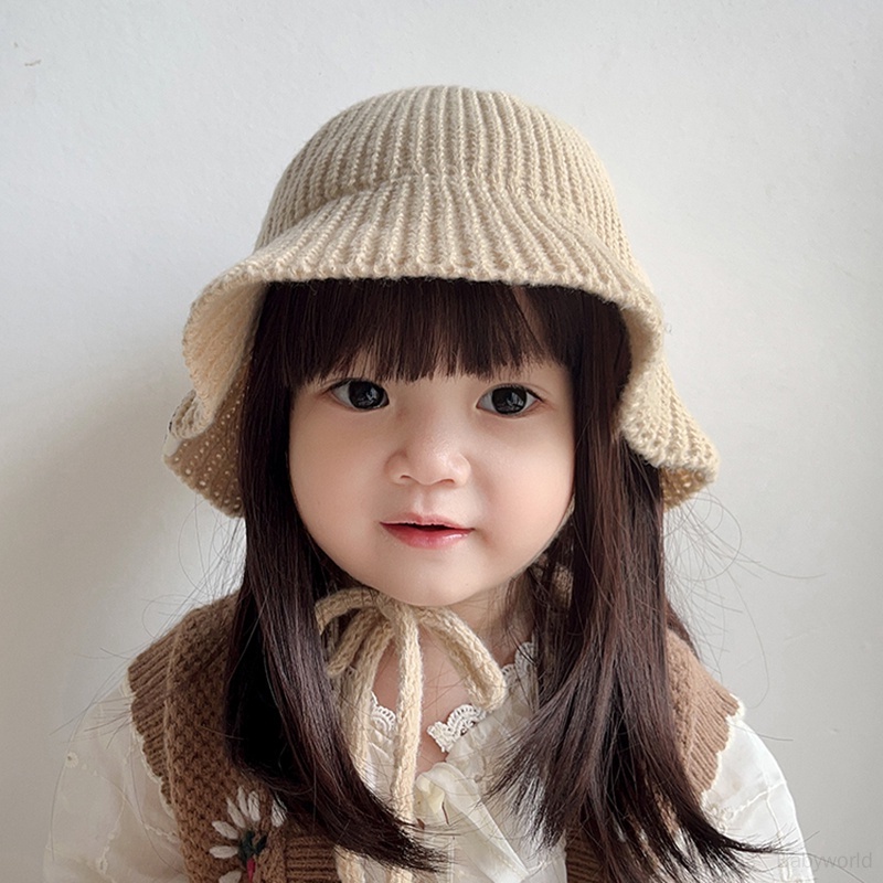 Nón Tai Bèo Dệt Kim Màu Sắc Dễ Thương Xinh Xắn Cho Bé Trai Và Gái