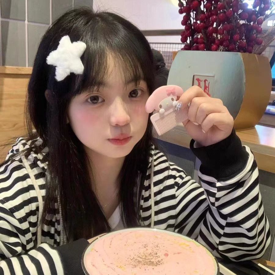 Yuan Qi dễ thương cô gái sang trọng sao kẹp tóc ngọt ngào năm cánh tóc mái bên kẹp tóc