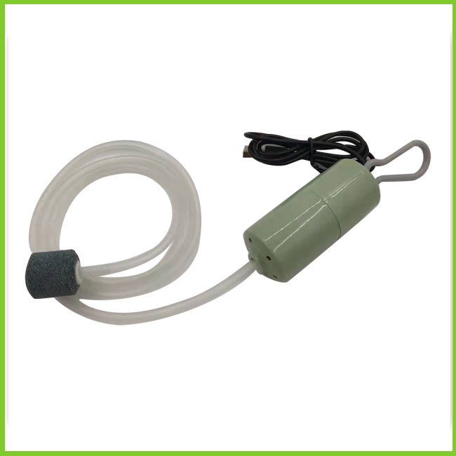 Gwen Máy Bơm Oxy mini Siêu Êm Sạc usb Cho Bể Cá