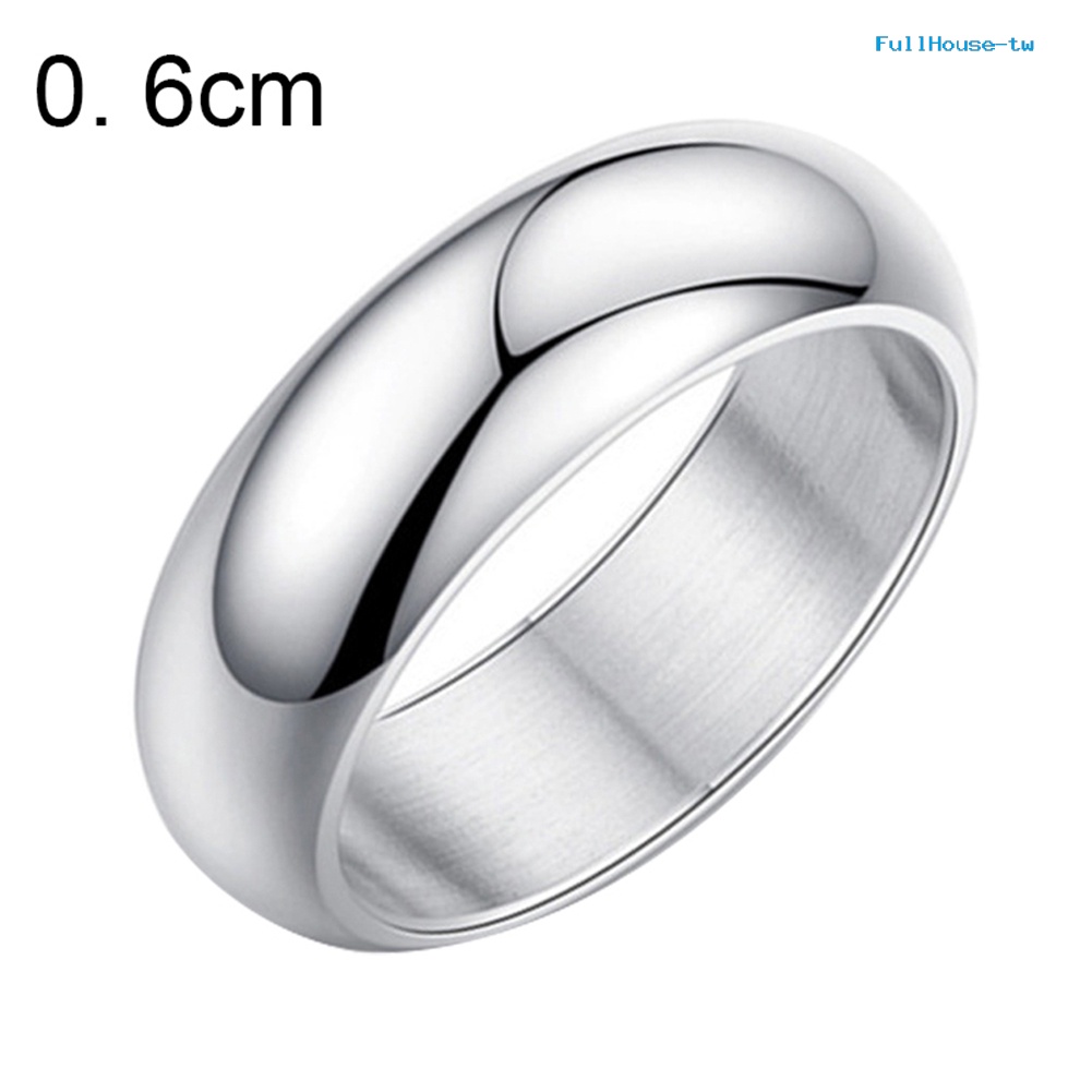 Nhẫn Thép Không Gỉ Đính Hôn Thời Trang unisex