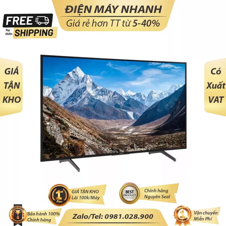 Smart Tivi Sony 55 Inch 4K UHD KD-55X86J /Chính hãng BH:24 tháng tại nhà toàn quốc/ - Mới 100% Mới 100% Chuẩn HP