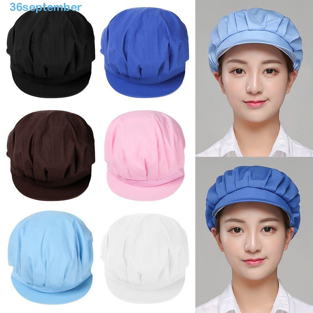 September Mũ Bảo Vệ Toàn Bộ Tóc Chống Bụi Chống Khói Màu Xanh Dương Có Thể Tái Sử Dụng Cho Nhân Viên Làm Việc