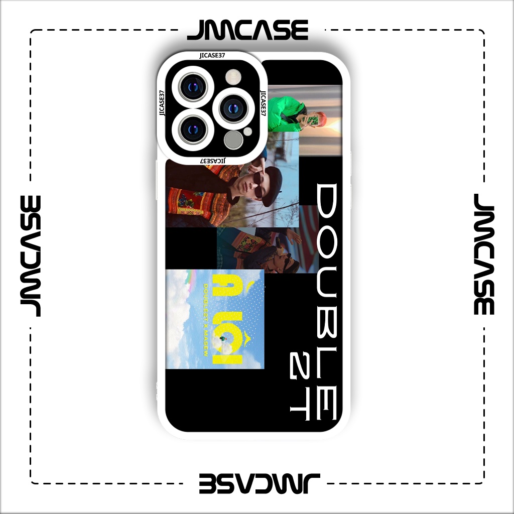 Ốp lưng iphone cạnh vuông Double 2T Aesthetic Collage Rap Việt 8plus/x/xs/11/12/pro/max/plus/promax