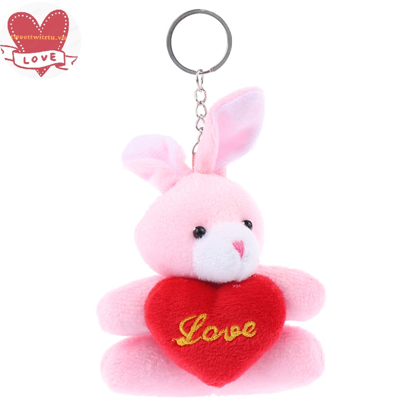 Tri Móc Khóa Hình Thú Nhồi Bông Đáng Yêu