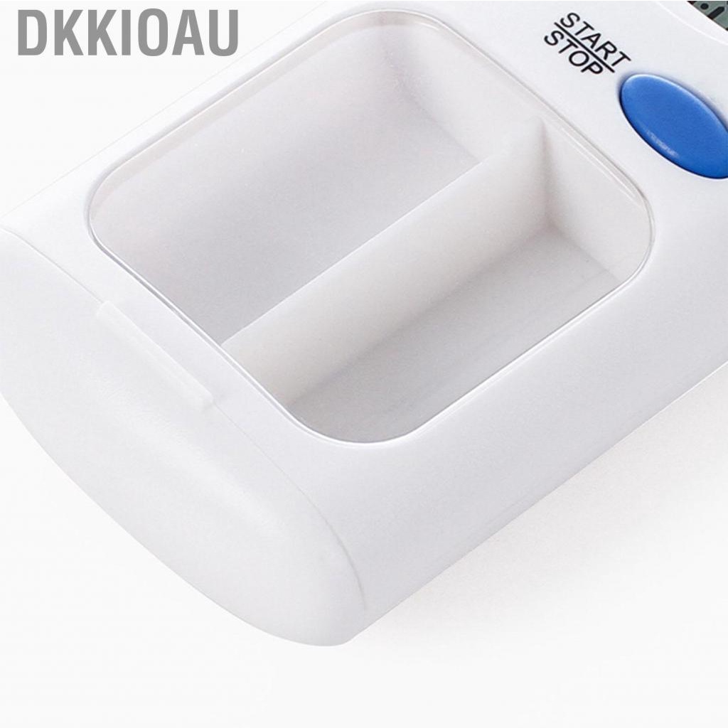 Dkkioau Container  Easy To Carry Transparent Window Strong Sealing Portable Storage Box Daily Alarms for Old People Office