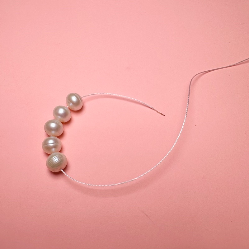 Lẻ 10 mét dây xâu vòng hạt trai HTJEWELRY, hàng chuyên dụng  PH926