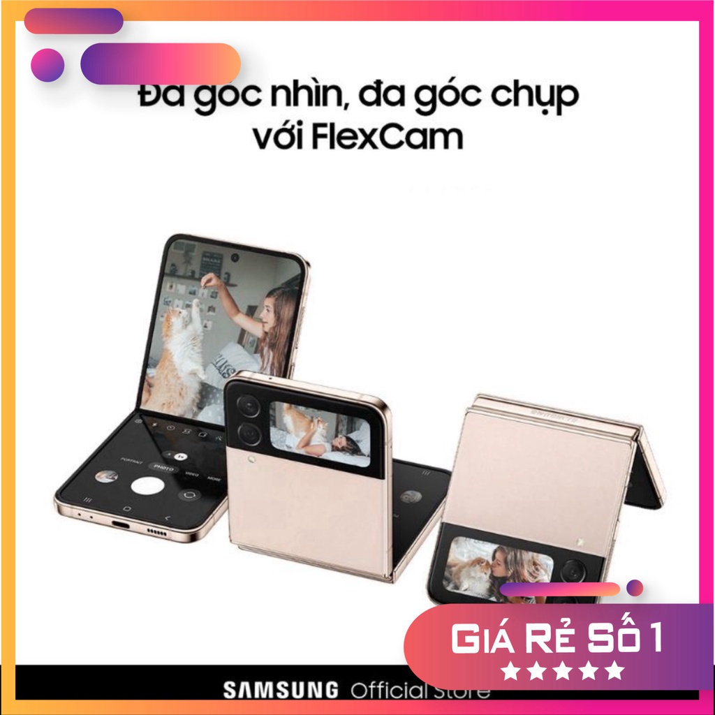 20 khách đầu tiên Điện thoại Samsung Galaxy Z Flip4 5G 256GB Nguyên Seal FULLBOX 100% Bảo hành 12 tháng