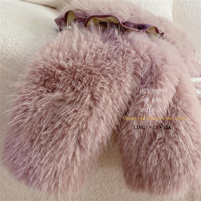 Áo khoác bé gái áo khoác lông ấm áp Phong Cách Hàn Quốc Thời Trang Mùa Đông Mới Cho Bé Gái