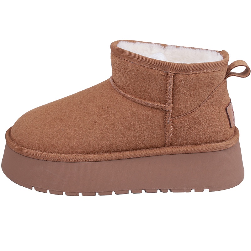 Giày Bốt Đi Tuyết Lót Lông Dày Dặn Phong Cách Mới 2023