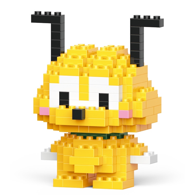 Đồ Chơi Lắp Ráp Mô Hình Búp Bê mini Làm Bằng Tay Trang Trí Giáng Sinh Cho Trẻ Em