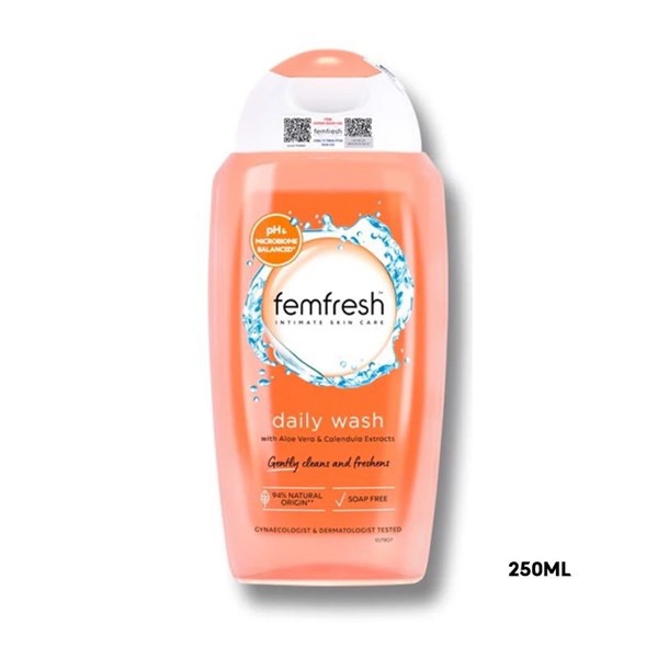 Ddvs FemFresh Intimate Skin Care Daily Wash 250ml màu cam (Chai)