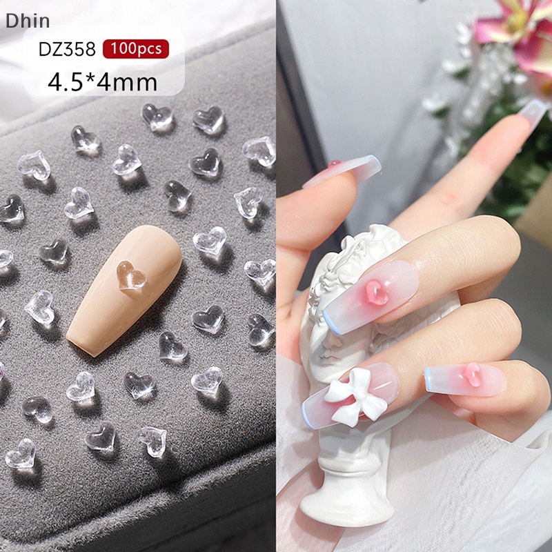 Bộ 100 Hạt Đá Đính Trang Trí Móng Tay 3d Nghệ Thuật