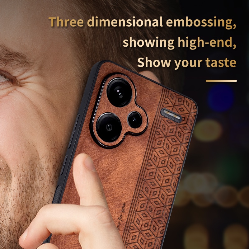 Bao Da pu Mềm Chống Rơi Cho Xiaomi 13T Pro Redmi Note 13 Pro+ K60 Ultra case 13pro 13tpro 13ultra note13 note13pro Ốp cover