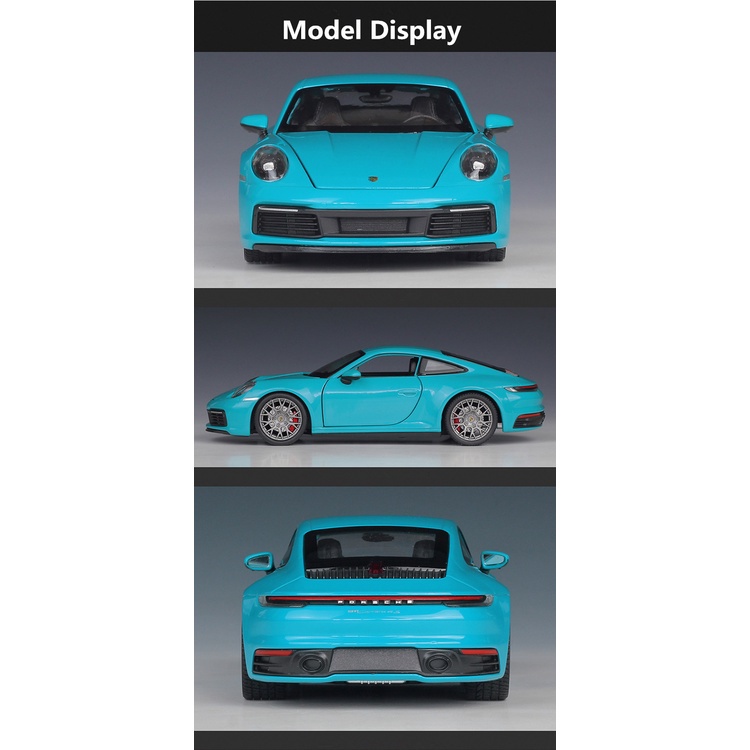 Mô hình porsche 911 carrera 4s coupe hợp kim mô hình ô tô thể thao diecasts xe đồ chơi  tặng ô tô