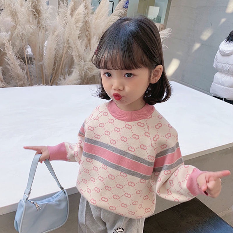 Áo sweater Phong Cách Hàn Nhật Mới Thời Trang Mùa Thu 2023 Cho Bé Gái