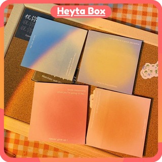 Giấy note ghi chú Heytabox màu sắc gradient xinh xắn - GN10