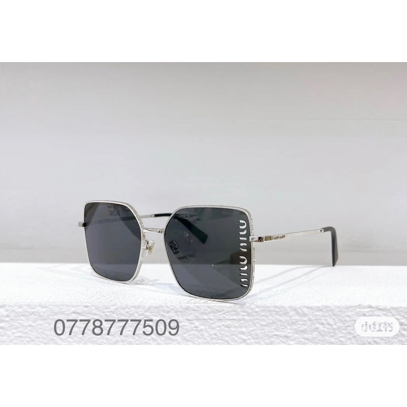 HCM  Kính Hiệu Vuông Hot Chữ Miu Miu Nhiều Màu Hot