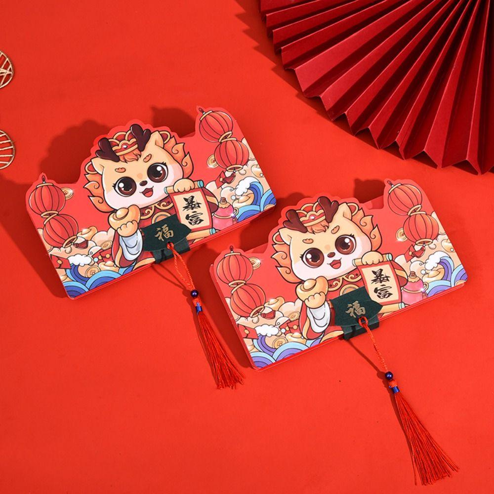 Lanfy Bao Lì Xì Năm Mới 2024 Họa Tiết Rồng May Mắn Phong Cách Trung Hoa