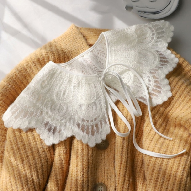 Cổ Áo Giả Thêu Trang Trí Thanh Lịch Thời Trang Dành Cho Nữ