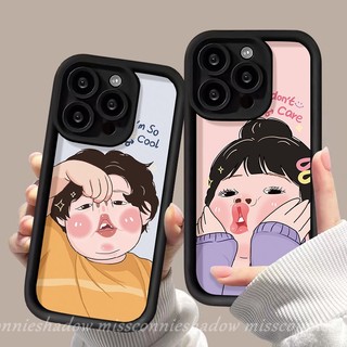 Ốp Điện Thoại Mềm Hình Bé Gái / Bé Trai Cho iphone 11 14 15 13 pro max 12 7plus xs max xr 15pro 8 6 6s 7 plus x se 2020