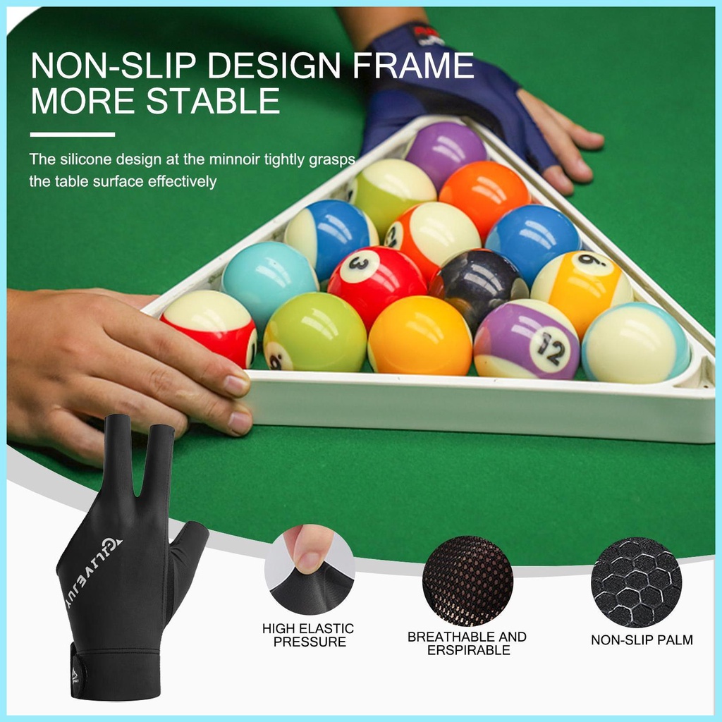 Găng Tay Siêu Mỏng Co Giãn Thoáng Khí 3 Hở Ngón Bida tdevn