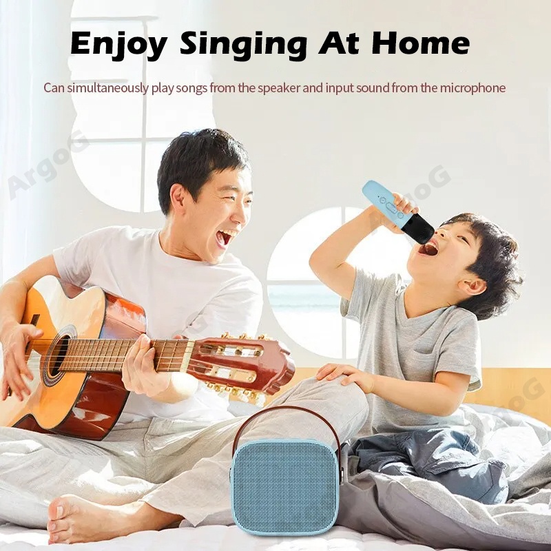 Loa bluetooth Không Dây mini Di Động Kèm Micro Dùng Để Hát karaoke Thích Hợp Làm Quà Giáng Sinh