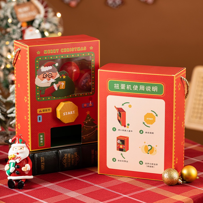 Momo Hộp Đựng Bánh Kẹo Hình Bông Tuyết / gashapon Xinh Xắn Dùng Làm Quà Tặng Giáng Sinh