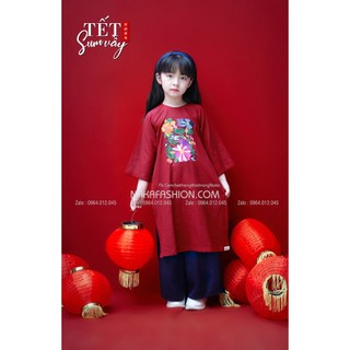[Có sẵn] [Ảnh thật] Áo Dài Linen Juleen - MSP 2803 ( Chỉ có áo)