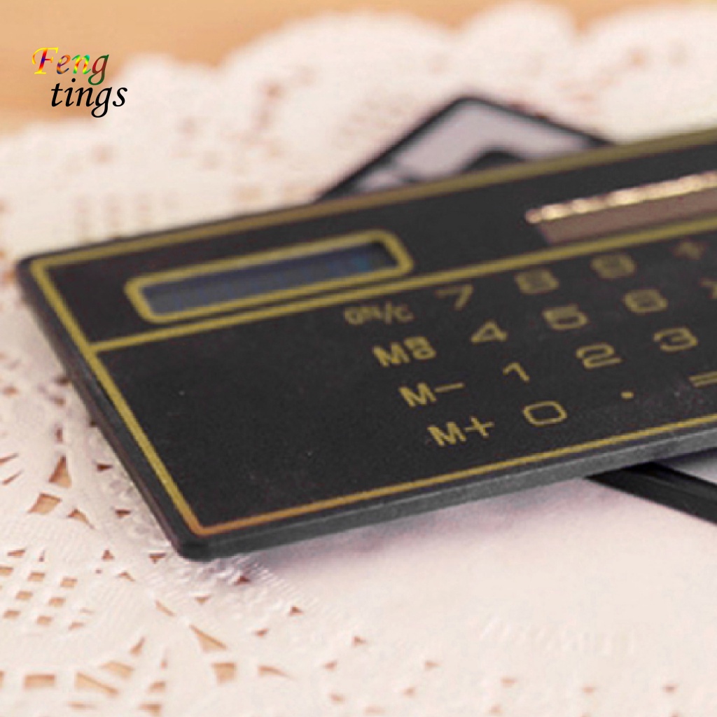 Máy Tính Thẻ 8 Chữ Số mini Siêu Bền Tiện Dụng Cho Gia Đình