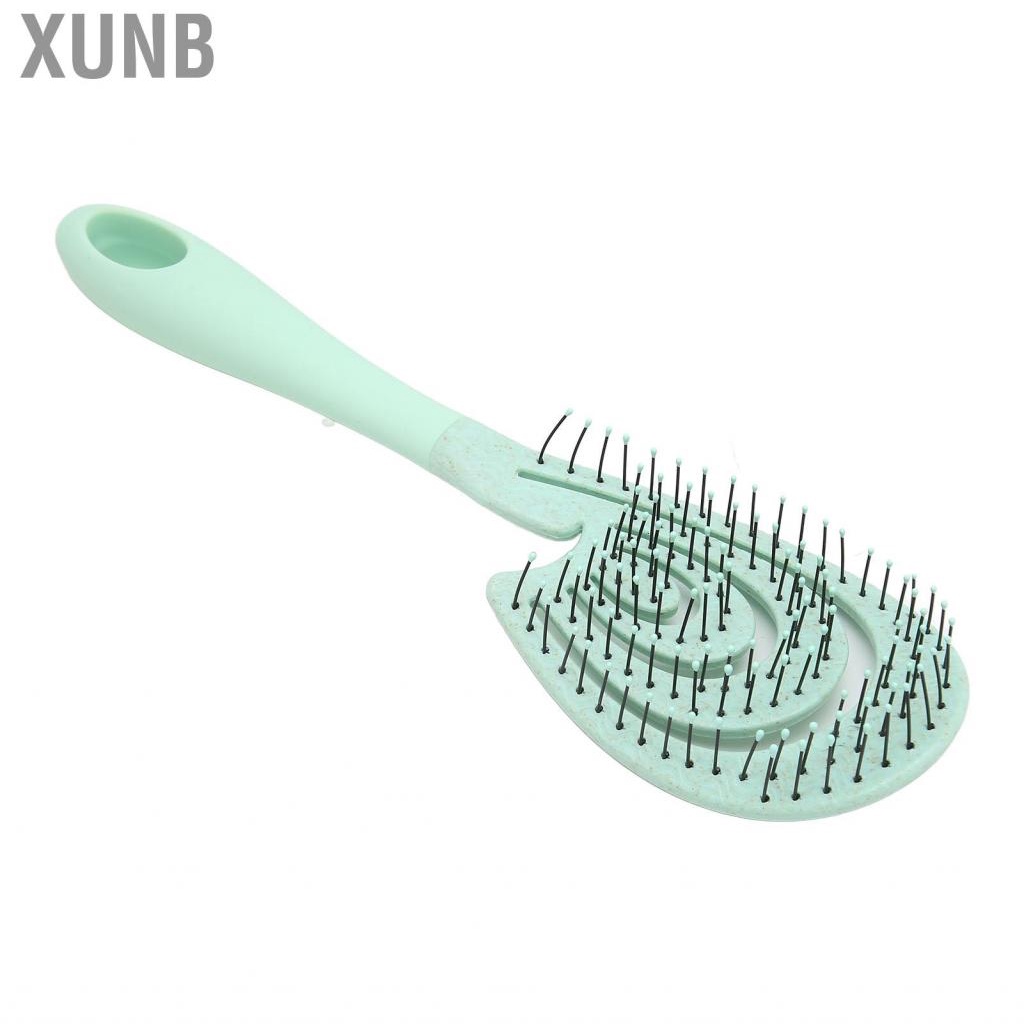 Xunb Non Static Comb  Washable Hollow Modeling Quickly Ball  Hangable Arc Touch Scalp for Men Women Salon