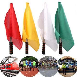 Babyko>>Starting Flag Red/green/yellow/white Stainless Steel Rod Sports CompetitionBrand New