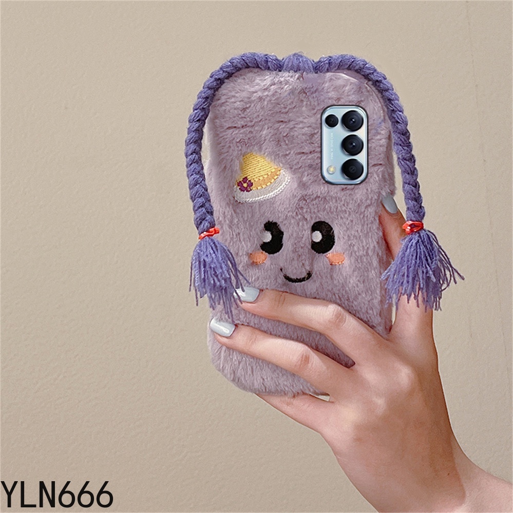 Ôp Điện Thoại Phủ Lông Hình Cá Mập Nhỏ Dễ Thương Cho samsung a50s a30 a33 a42 a20 a82 a41 a73 a32 a21s a10s a50s m42 Ốp