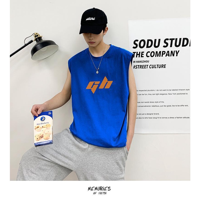 Áo Ba Lỗ Thể Thao Cổ Tròn Thời Trang Nam