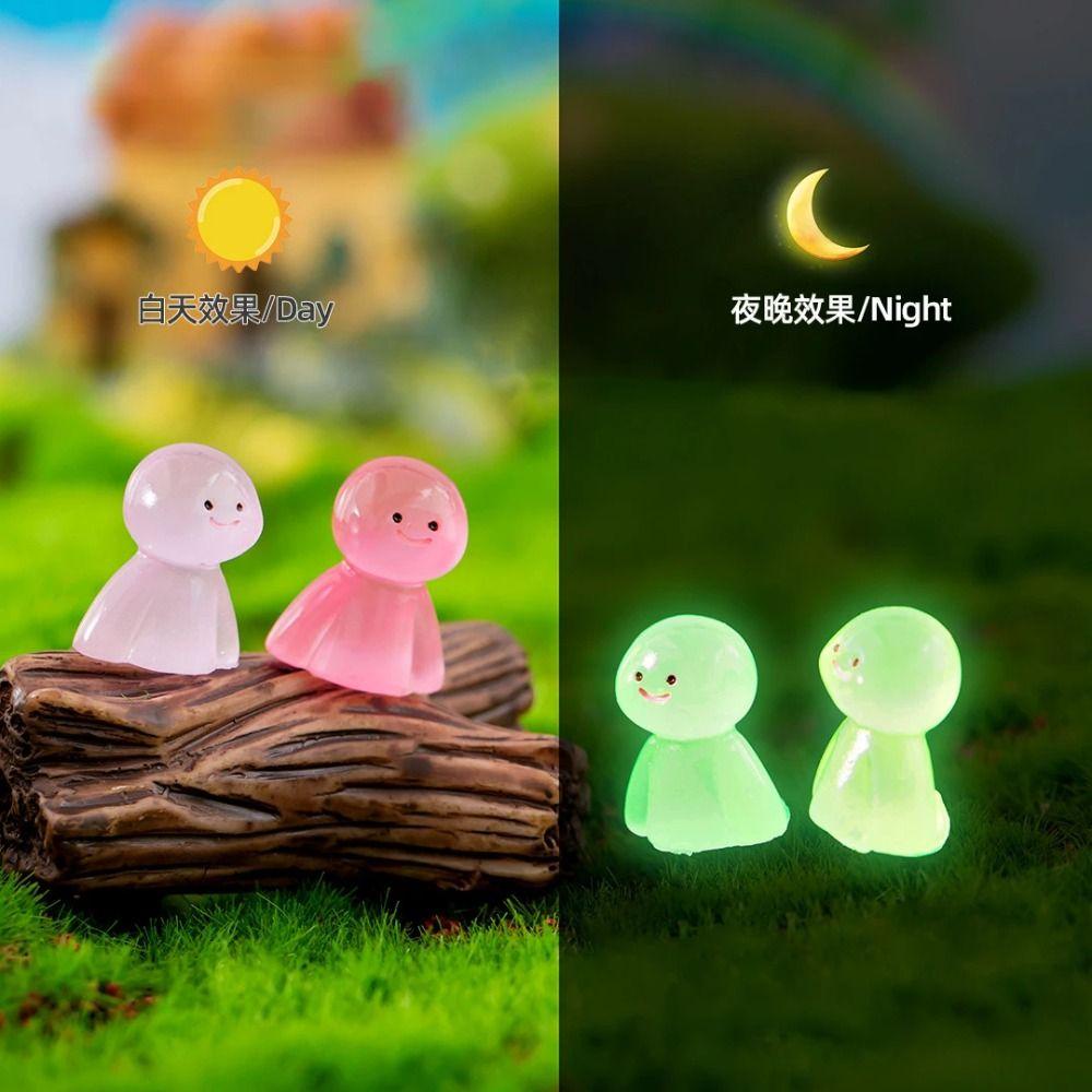 Btlimer Set 10 Búp Bê Dạ Quang 8 Màu Hình Con Vật Phát Sáng Dùng Để Trang Trí Vườn Nhà